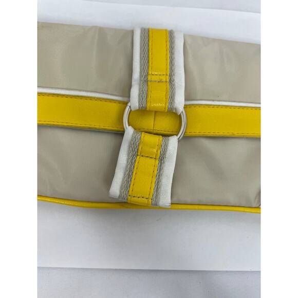 Vintage Yellow/Tan Retro Clutch Purse, Rare Find! - Picture 3 of 7